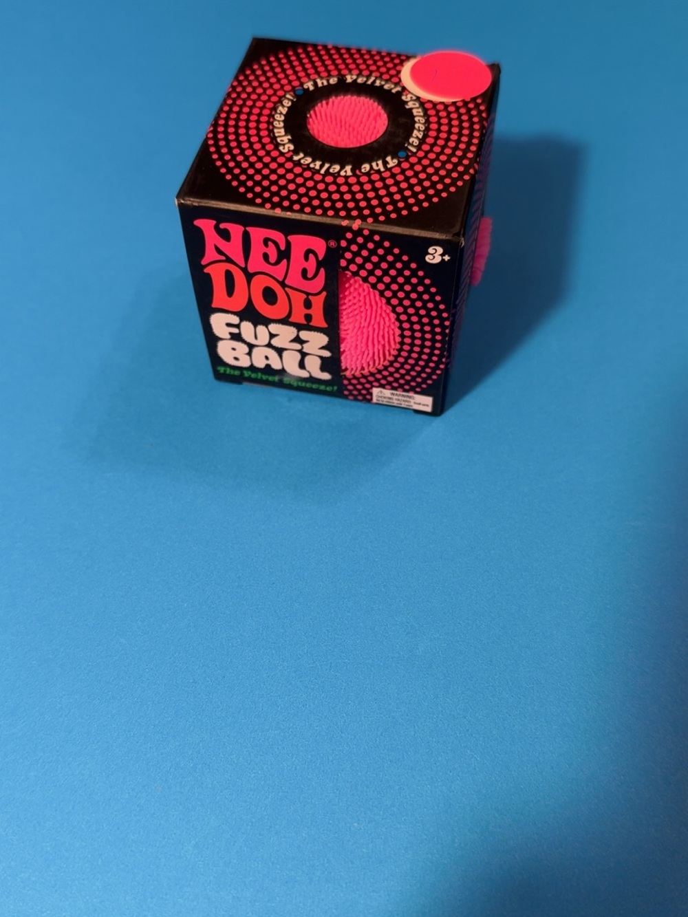 Needoh Fuzz Ball Toy - Pink